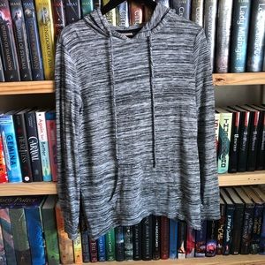 Mossimo Grey Hoodie with Open Back Size Medium